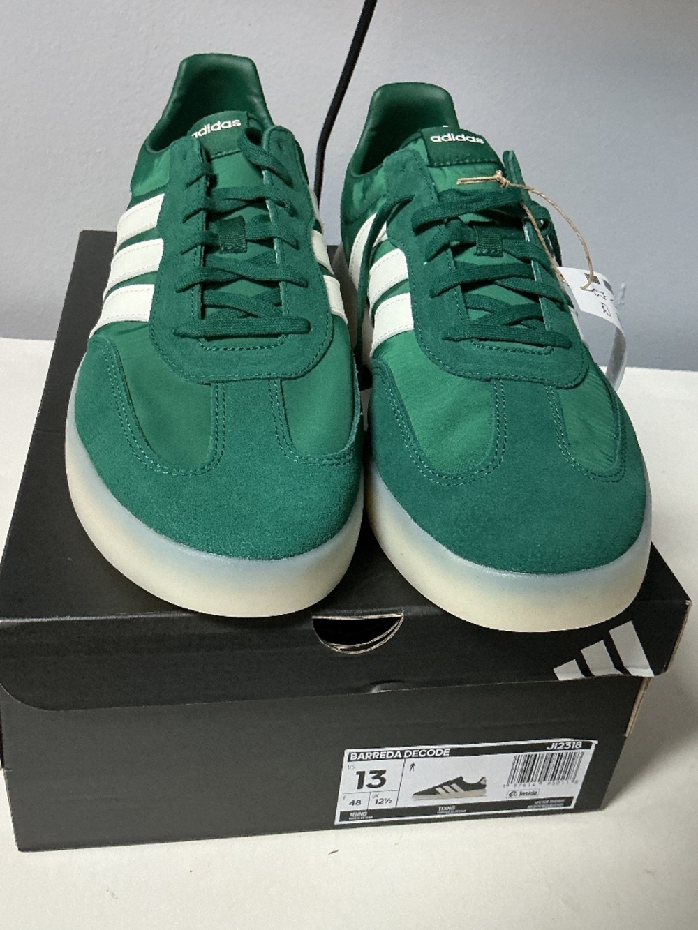 Adidas Barreda Decode Men’s Sneakers 13 Green NWT